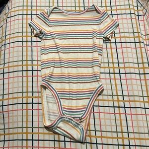 5/$20 Jumping Beans Retro Striped Onesie